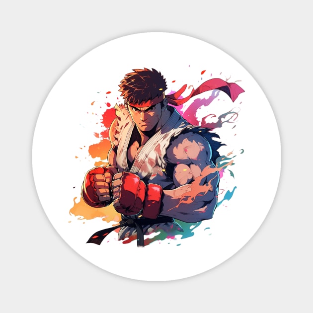 ryu Magnet by Ninja banana